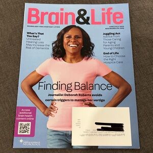 Brain & Life magazine - June/July 2024 - Deborah Roberts - NEVER READ  health